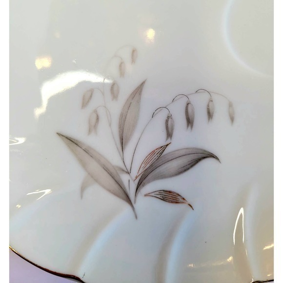 HP Vintage 60s Kaysons Golden Rhapsody Gold Band Wheat Plate Cup set - Picture 5 of 9